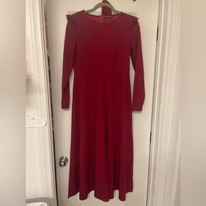 Red Long sleeve dress